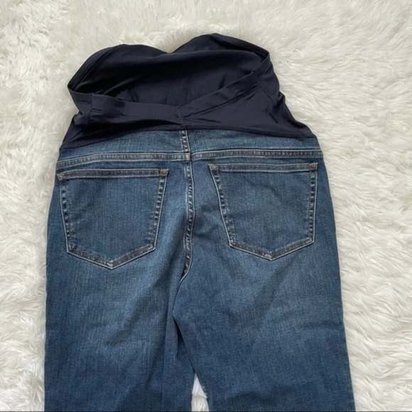 New J Crew Factory Over Belly Maternity Jean 28 - Picture 5 of 10